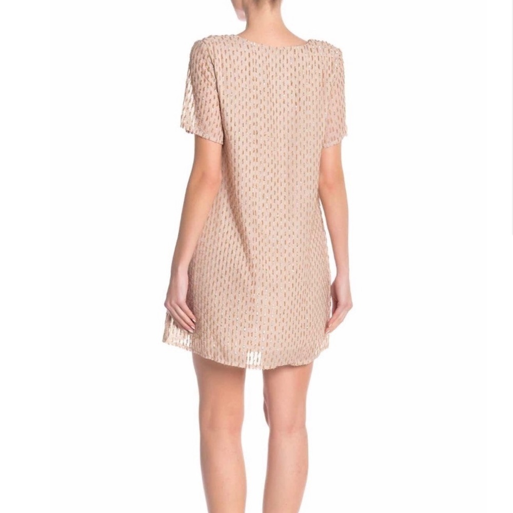 Show Me Your Mumu Waterfall Sequin Demi Dress Blush - Picture 4 of 11